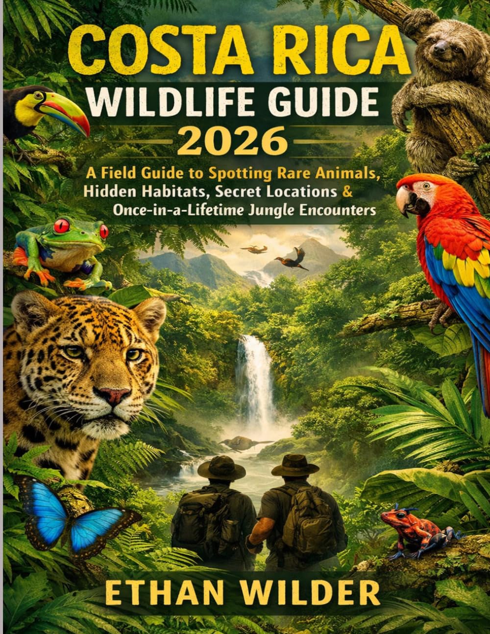 Costa Rica Wildlife guide 2026: A Field Guide to Spotting Rare Animals, Hidden Habitats, Secret Locations & Once-in-a-Lifetime Jungle Encounters