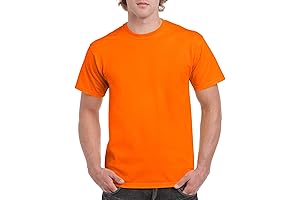 Eye-Catching Unisex Orange Neon T-Shirt (G5000 Multipack)