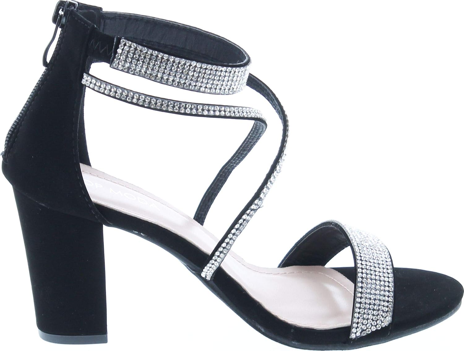 TOP Moda Dressy/Formal Sandals High Heel Ankle Strap Open Toe Sandals