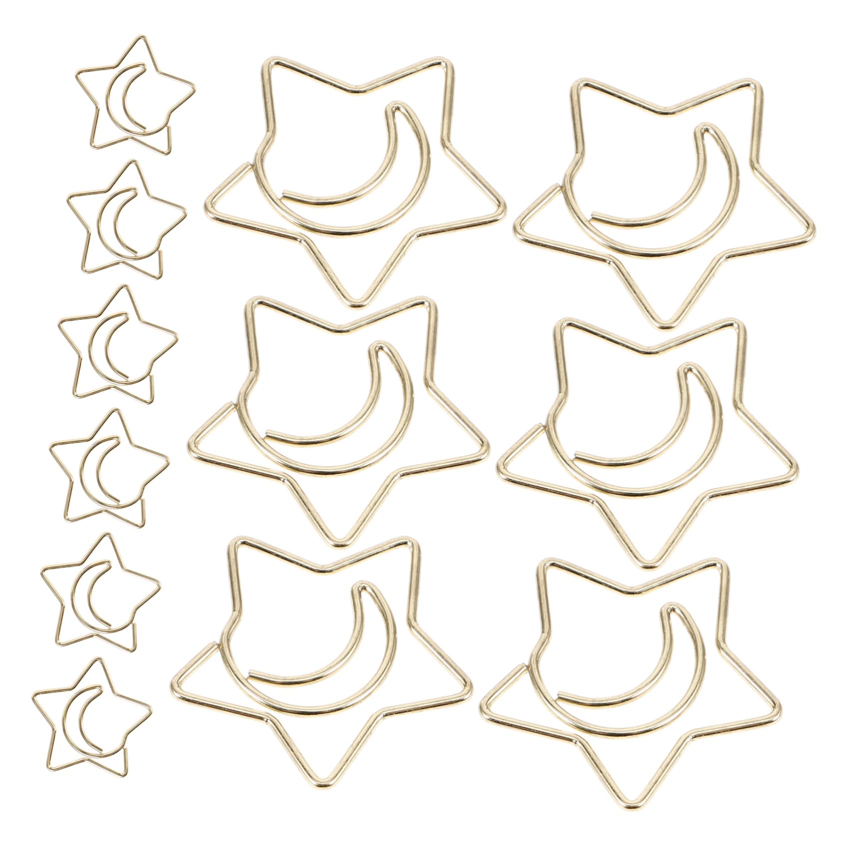 NUOBESTY 5 Sets – Langlebige Büroklammern Aus Eisen Büroklammern Mehrzweck-büroklammern 60 Stück X 5