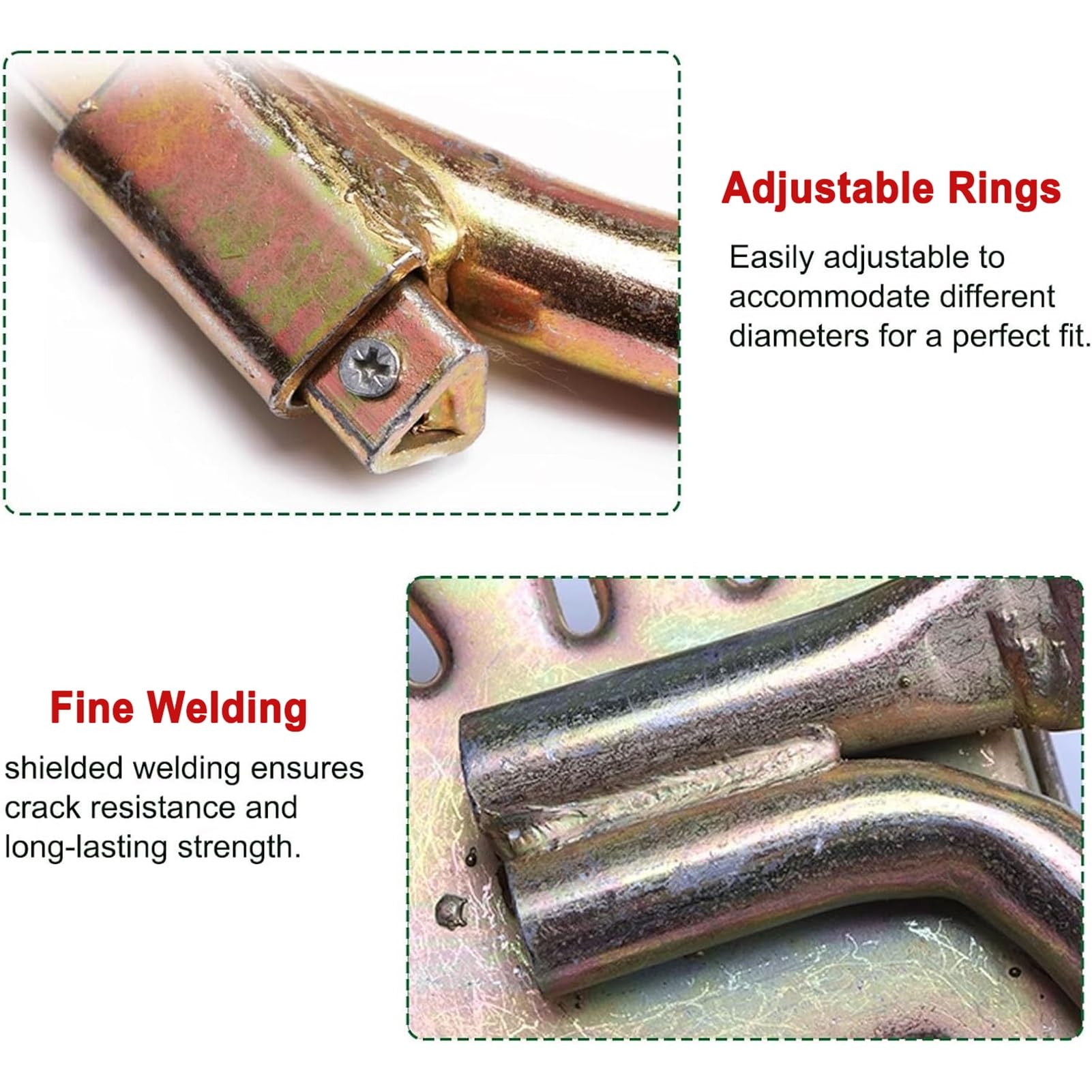 Zapatos de escalada ajustables con hebilla de pie de electricista, juego de picos portátiles para escalada de árboles para liniero