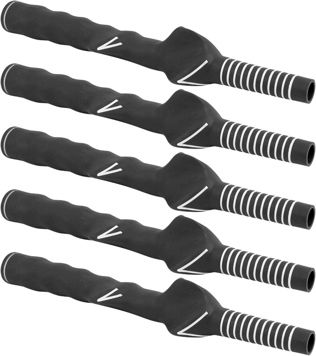 Hand Grip Trainer, Non-Slip Rubber Training Aids Alignment Sticks 5Pcs Set for Golfers, Fitness Enthusiasts, and Rehabilitation Therapy