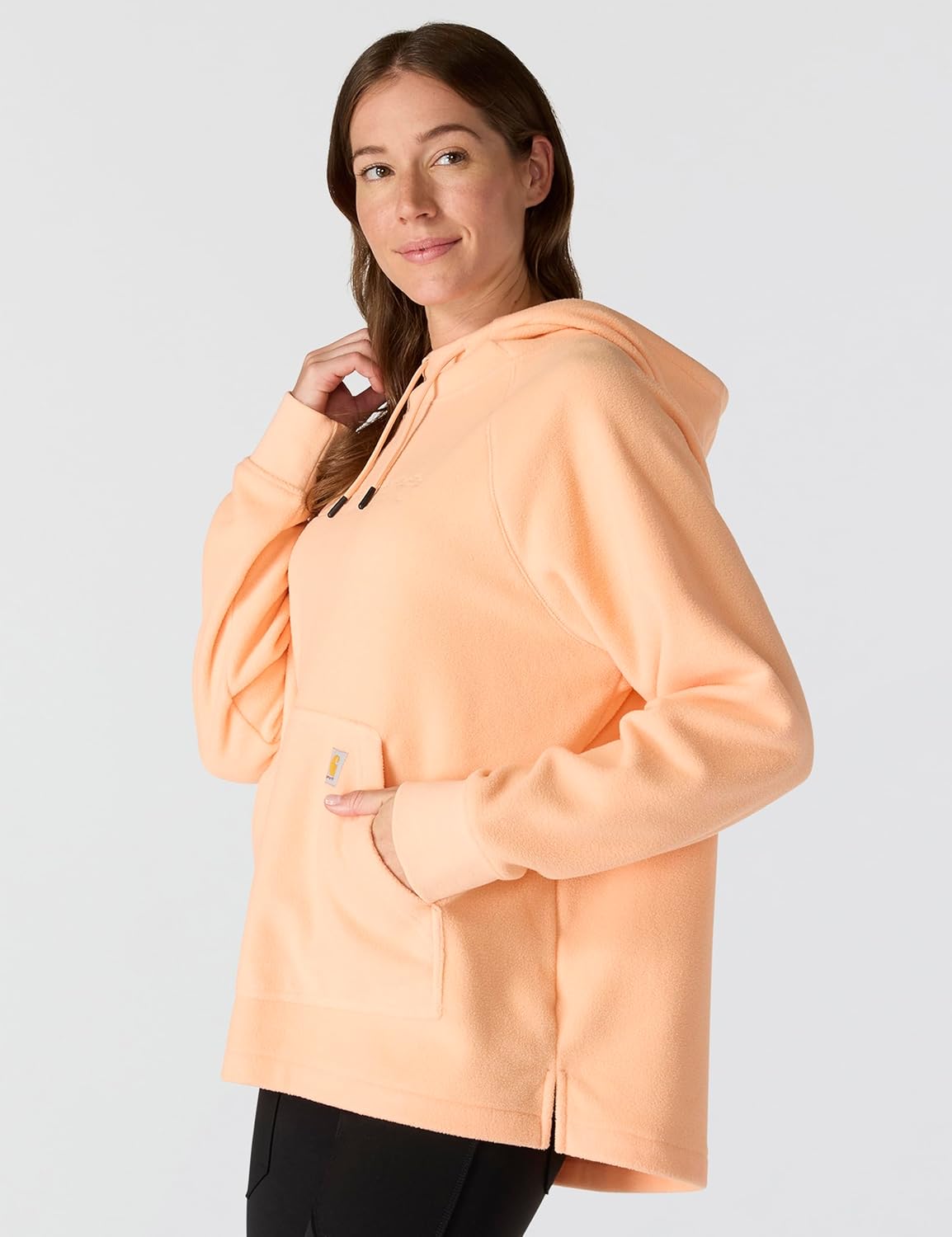 Carhartt womens Force Oversized-fit Fleece Hooded Sweatshirt - Image 2
