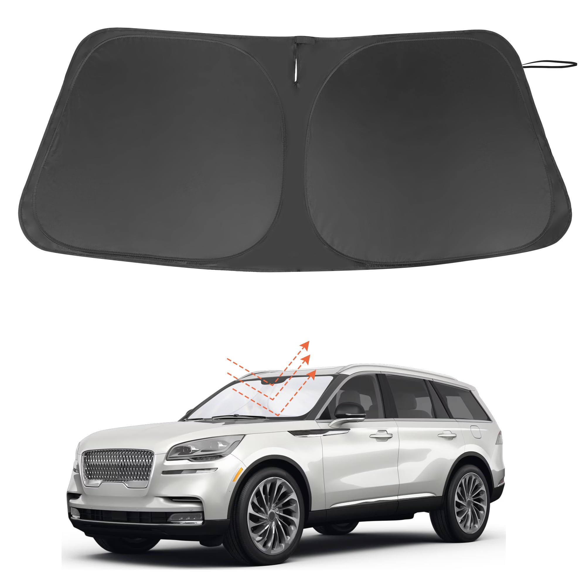 Windshield Sun Shade for 2020-2026 Lincoln Aviator Accessories