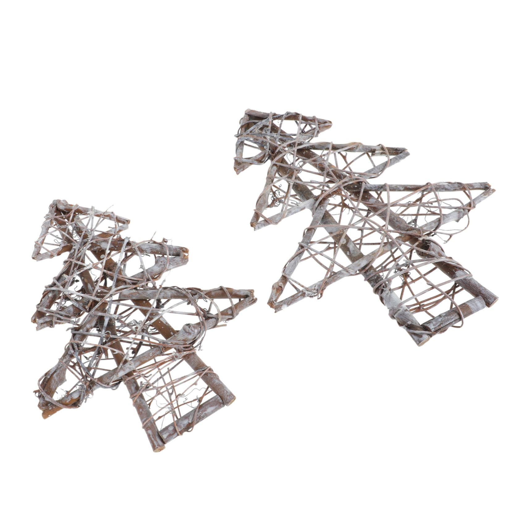 HOLIDYOYO 2pcs Wreath Frame for Decoration Rattan Tree Hanging for and for Festive Wreath Making