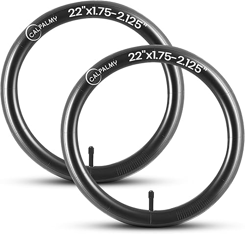 Miniatura 13 de CALPALMY Tubos interiores de bicicleta para niños de 12, 14, 16, 18, 20, 22, 24, 26 y 28 pulgadas (paquete de 2), ancho de 1.75/1.95/2.125