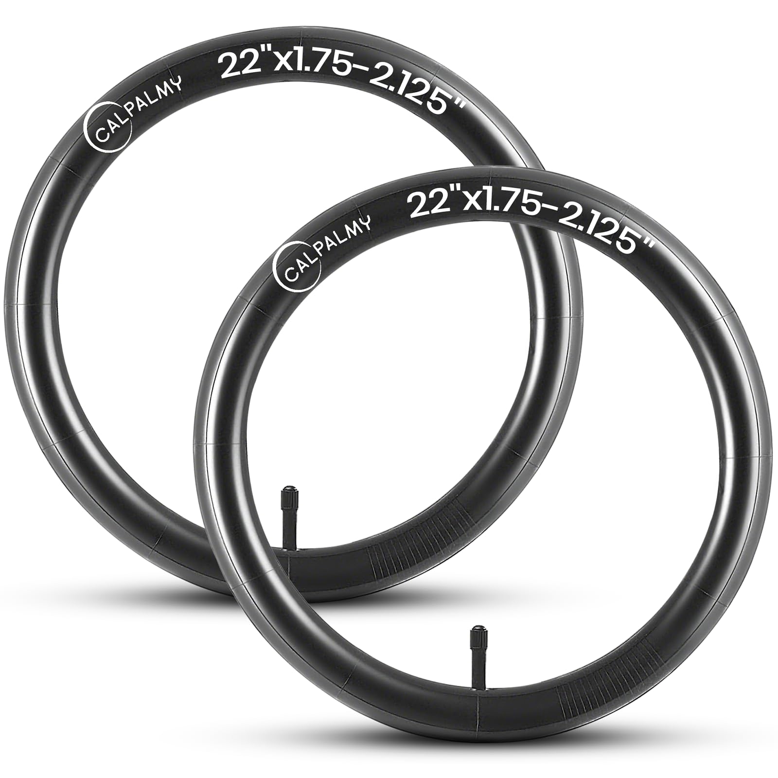 (2 Pack) 12'/14'/16'/18'/20'/22'/24'/26'/28' Kids Bike Inner Tubes Butyl Rubber Fit 1.75-2.125 with Schrader Valve - Compatible with Titan Racing Junior Range Kids Bike, Road/Mountain Bike