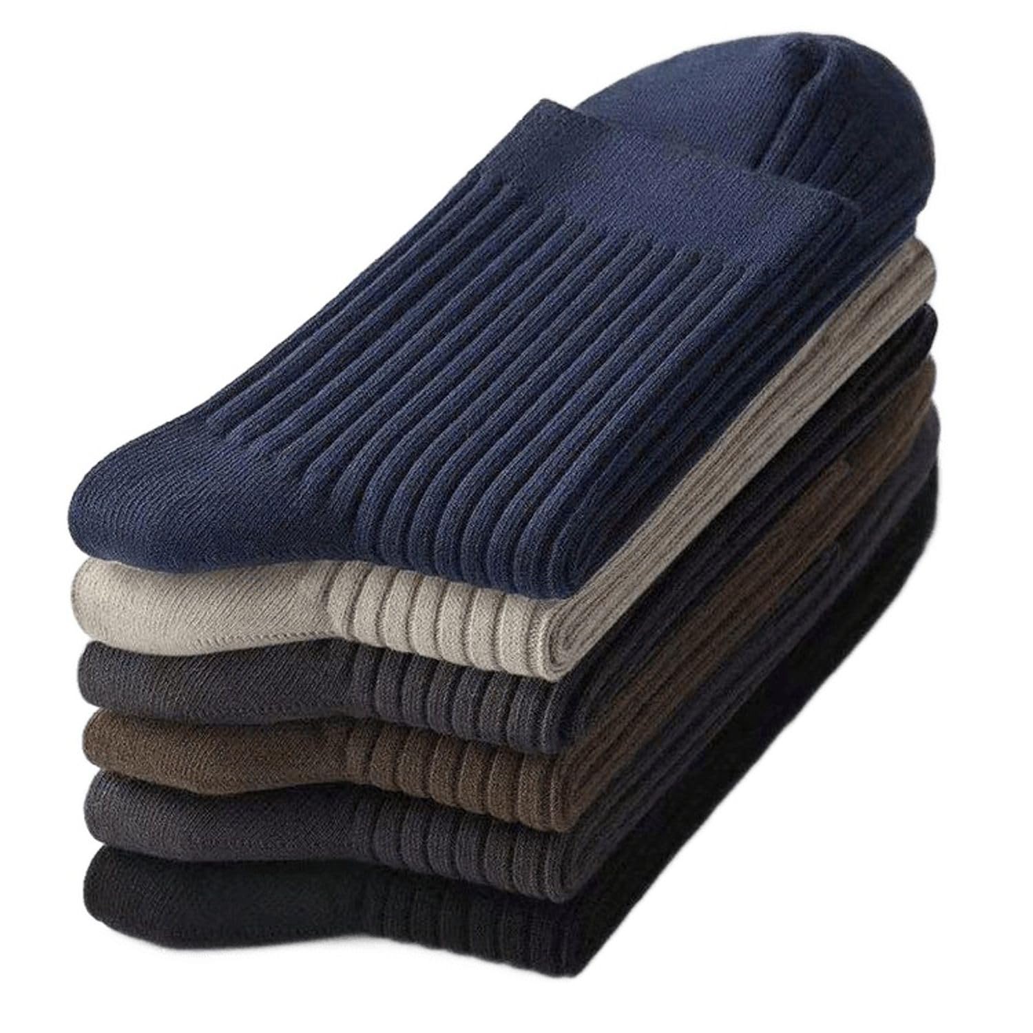 Active Thread Performance Socks 5 Pack | Moisturewicking Comfort Odor Control | Durable Breathable For Everyday Wear-image-33