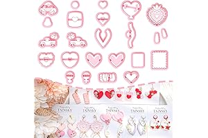 TAINSKY Valentine's Day Polymer Clay Cutters [Catchy Phrase]