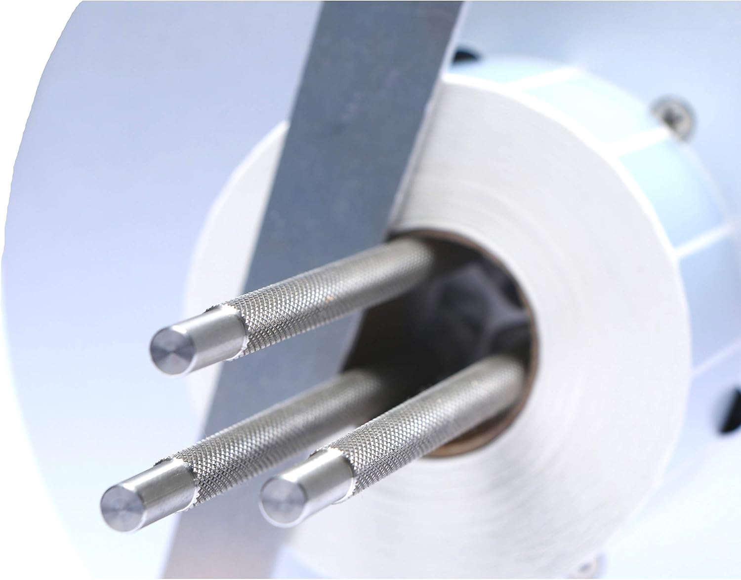 U.S. Solid Automatic Label Rewinder Machine, Label Rewinding Machine for Label Printers, Adjustable Core Holder 1"–4", Max Label Width 5.9", Roll Diameter 8.7"