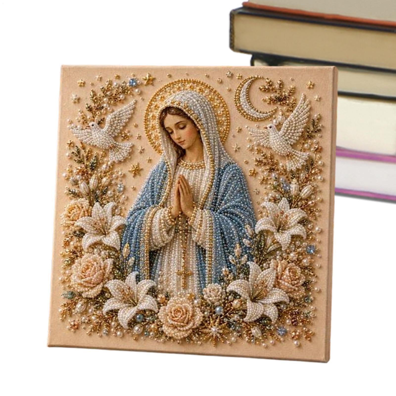 Conjuntos de perlas de cristiano Jesús para conectar con tu fe en casa 8