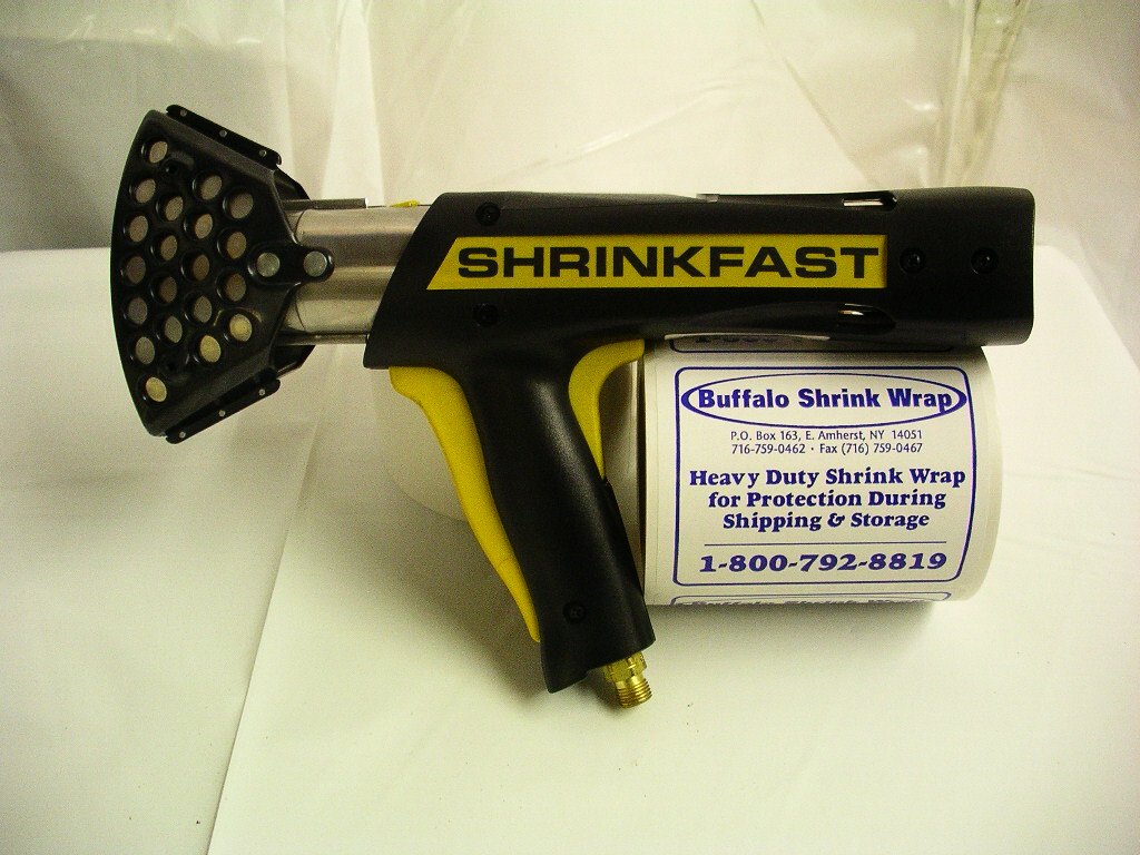 Shrinkfast 998 Heat Gun Propane Powered With Case, Hose, Regulator By Buffalo Shrink Wrap