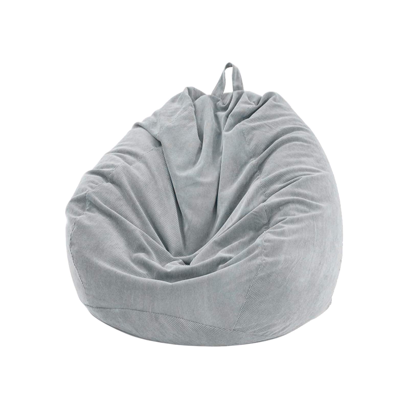 BGGIWY Corduroy Lazy Sofa Cover Solid For Bean Bag Chair Water Drop Shape Living Room Nordic Furniture Relax Leisure Sofa Sack