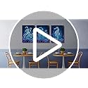 DZRWUBHS Large Wall Art For Living Room Bedroom Wall Decor Blue Ocean Life Theme Art Prints Wall Artworks Sea Animal Sea Horse Octopus Jellyfish Pictures Bathroom Modern Home Decor Painting Posters