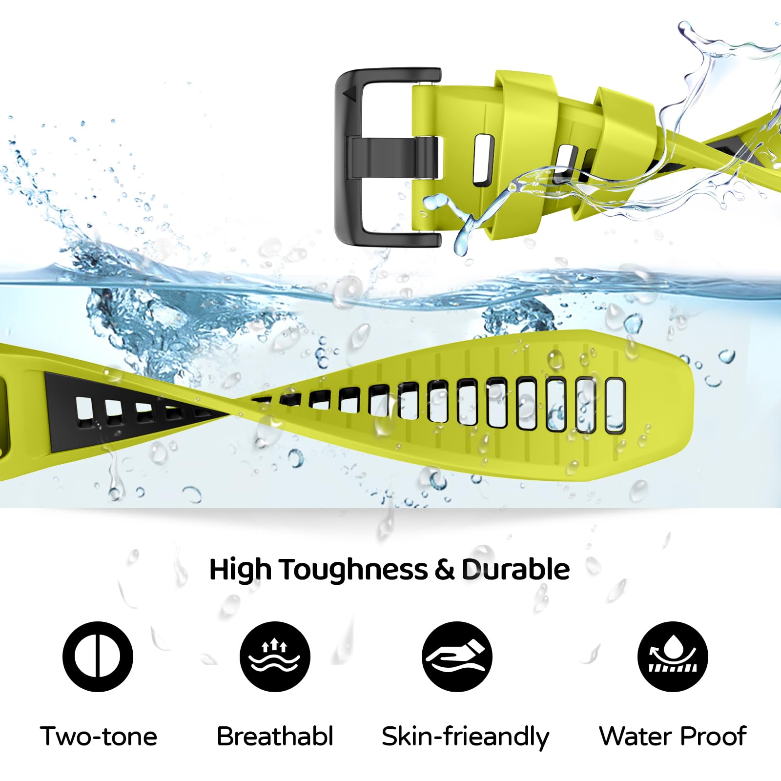 U-LIMVE Watch Strap for Garmin Fenix 8 47mm/Fenix E/Fenix 7/Fenix 7 Pro/Fenix 6/Fenix 6 Pro/Fenix 5/Epix Pro 47mm - Image 3