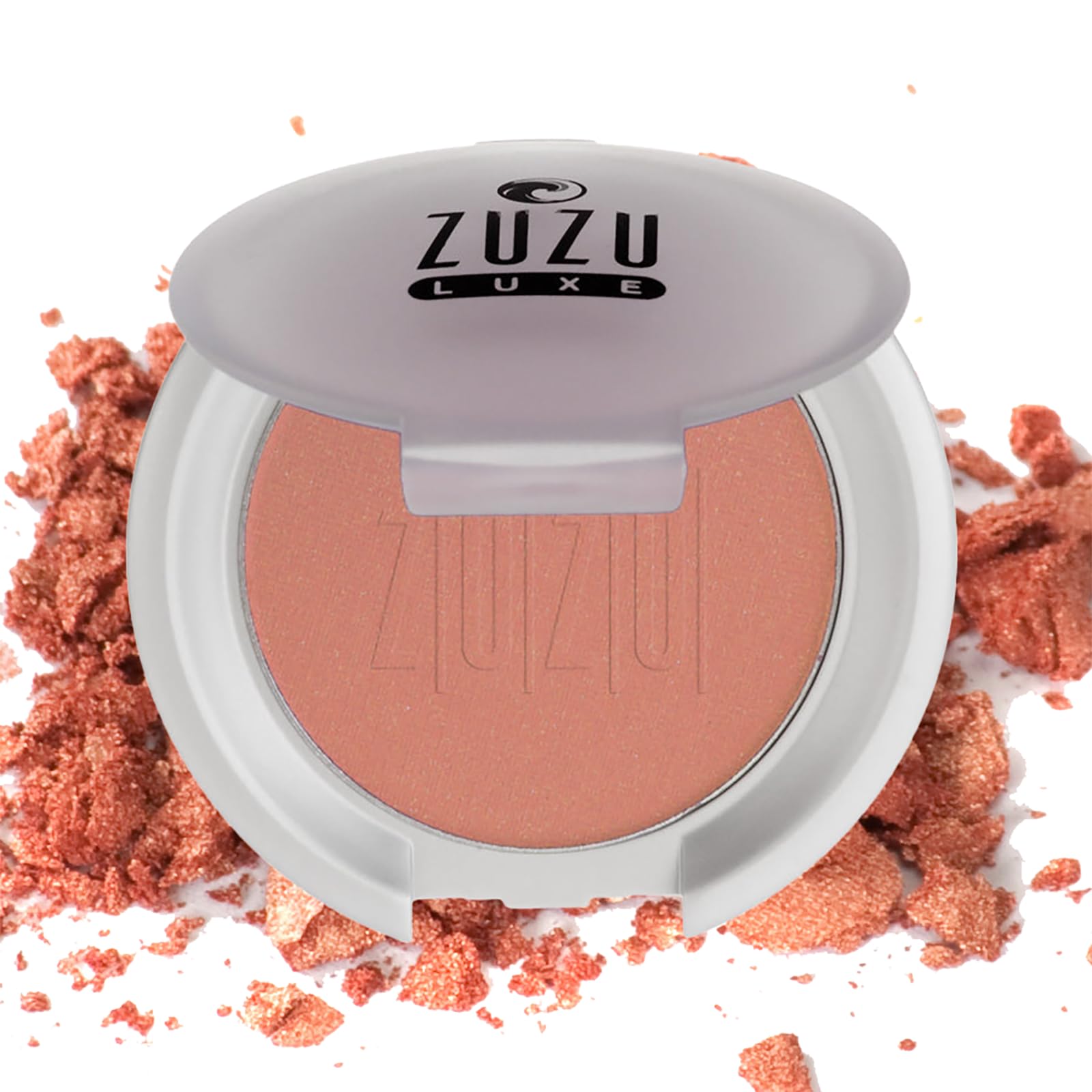 ZUZU LUXE Mineral Blush (Samba - Light Bronze/Warm Shimmer), Natural, Paraben Free, Vegan, Gluten-free, Cruelty-free, Non GMO, 0.1 oz