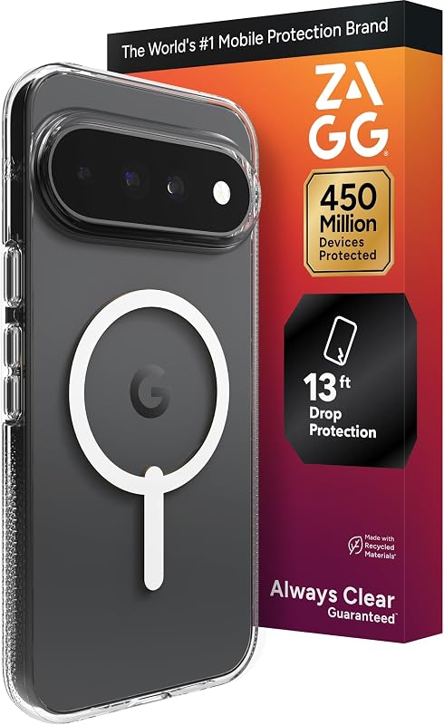 Crystal Palace Snap Google Pixel 11 Pro XL Case, Clear | 13ft Military Grade Drop Protection, Clear Magnetic Phone Cover, Reinforced with Graphene, Anti-Yellowing, Slim Fit