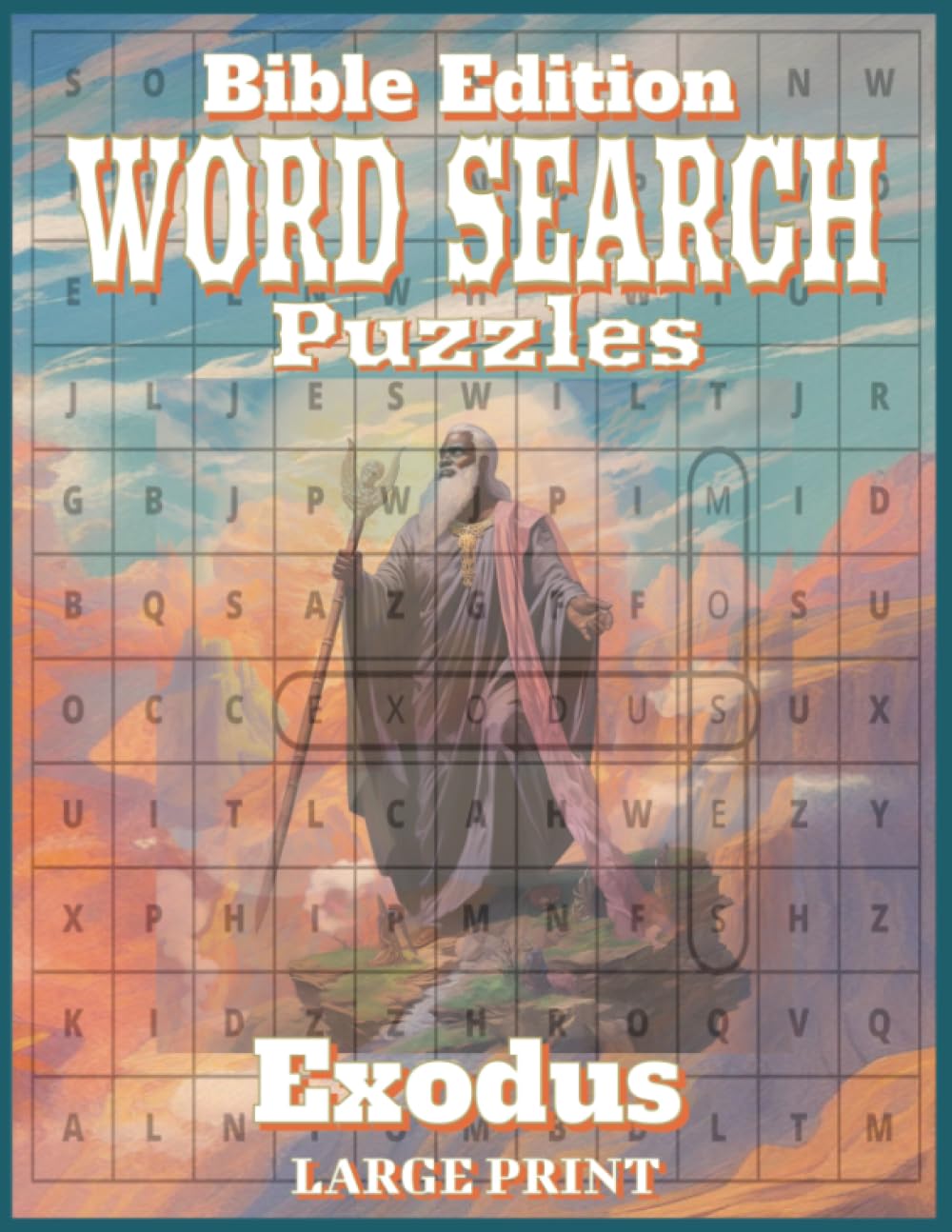 Bible Word Search: Book of Exodus: Old Testament Word Search Large Print