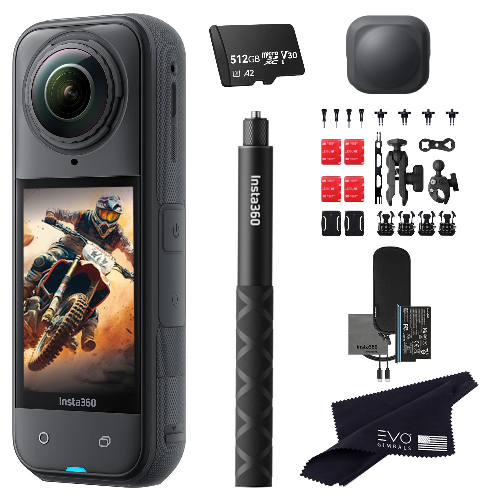 Insta360 X5 Motorcycle Bundle 512GB