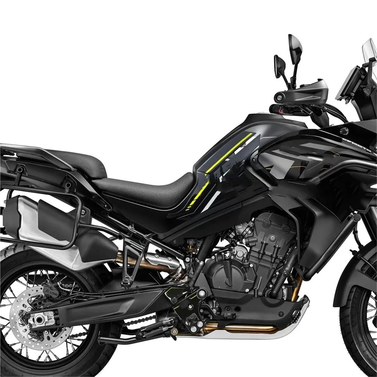Paraserbatoio per Moto Kit di Adesivi in ​​Gel epossidico per Protezione Serbatoio Moto CF Moto 800MT, Adesivi Decorativi Impermeabili Serbatoio Moto Auto Adesivo(Side Tank Pads)