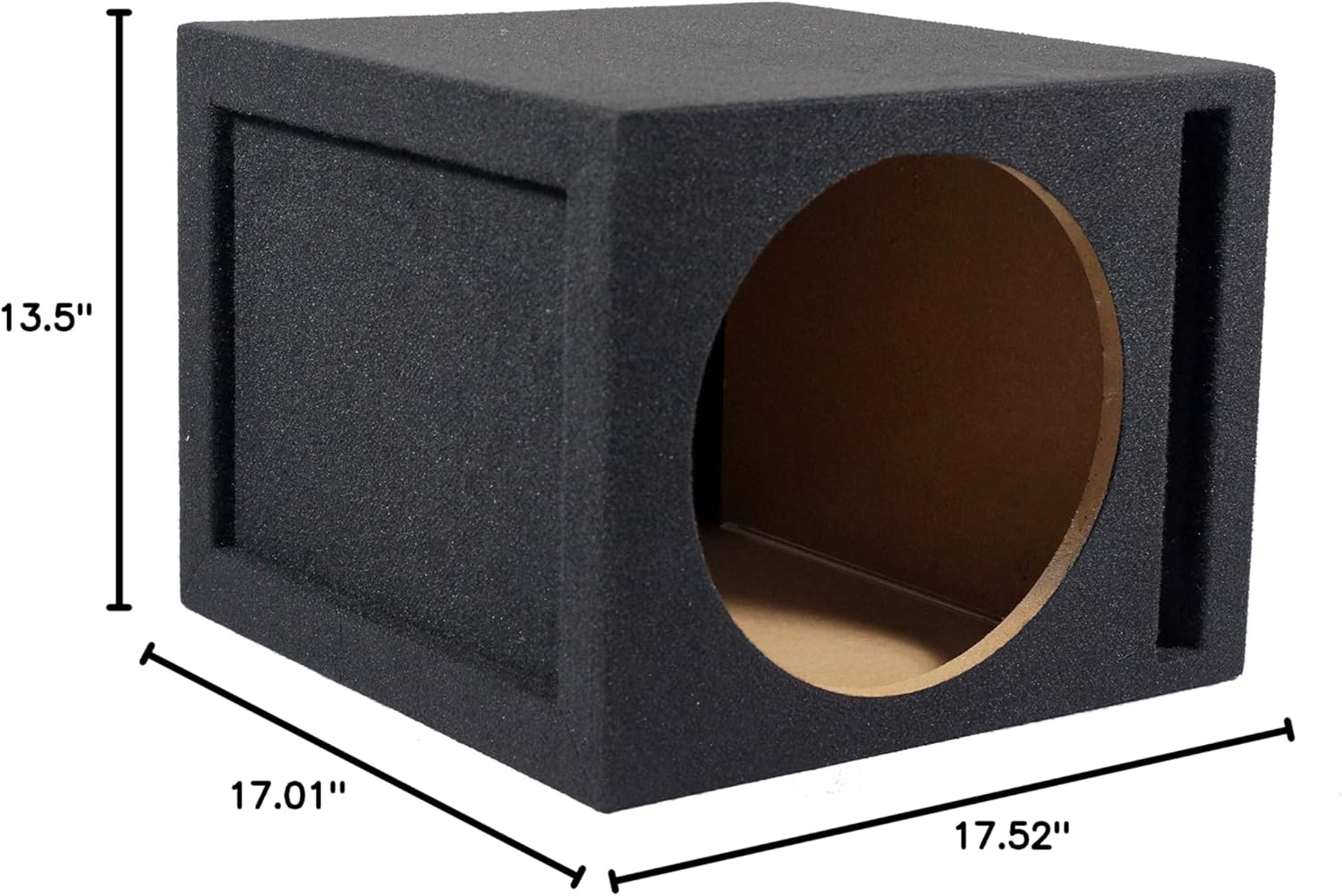 New 12" Single Vented Ported Sub Box Subwoofer Enclosure