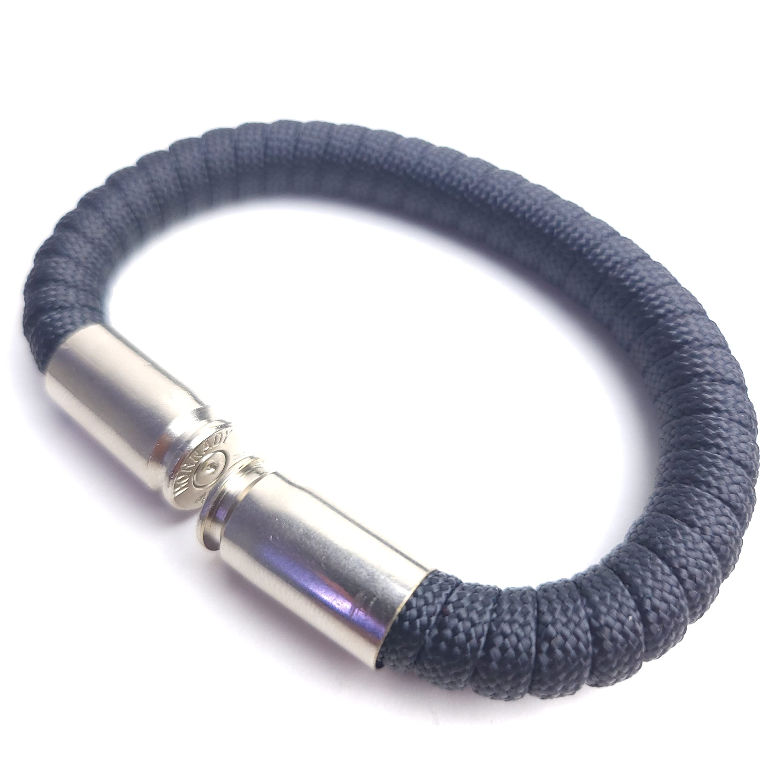 FTH LSU Tigers Clasp Bracelet with Round Team Logo and Embellished with Crystals