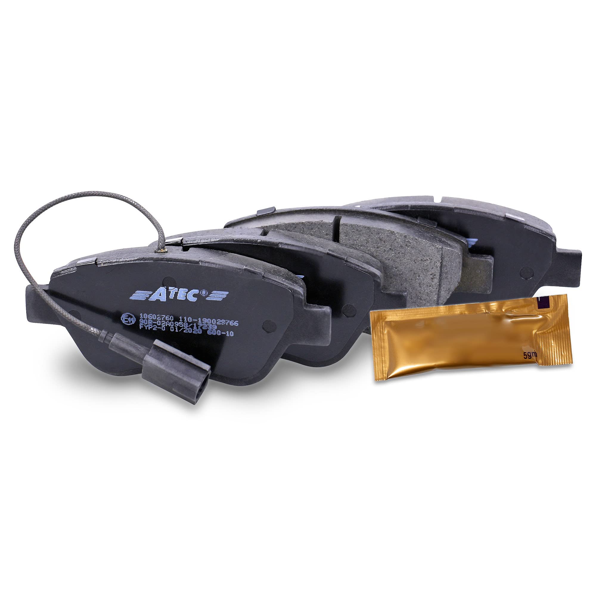 BESTPRICE ATP Set freni asse anteriore incl. dischi freno ventilati Ø 257 mm +