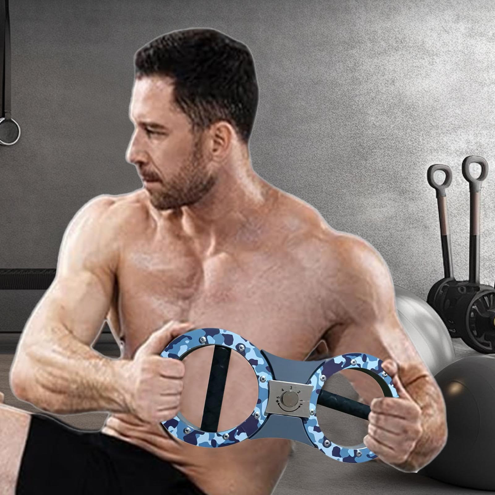 XIAOXIAOYU Burn Machine, trenażer ramion z funkcją rotacji, nadgarstek, przedramię, klatkę piersiową, trener do treningu domowego i studia fitness