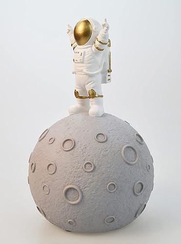 Miniatura 3 de Gaolinci Astronaut & Planet - Banco de monedas, caja de dinero, alcancía, decoraciones temáticas espaciales