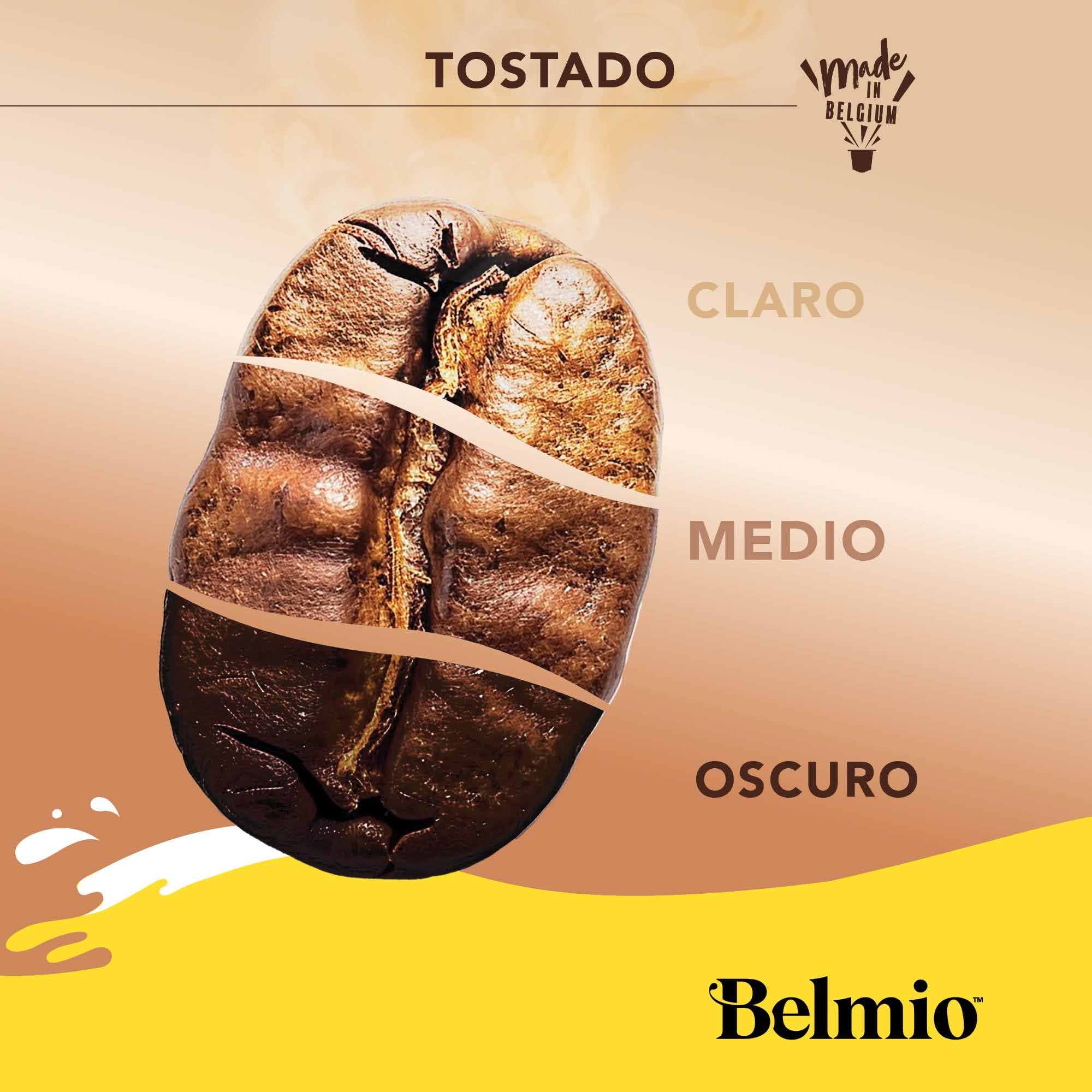 Belmio Cápsulas Nespresso Compatibles, Pack Gama Todos los Sabores, Capsulas de Café Tostado Medio, Intensidad 6 y 7, Auténtica Calidad de Bélgica, 8 Sabores, 100 Unidades