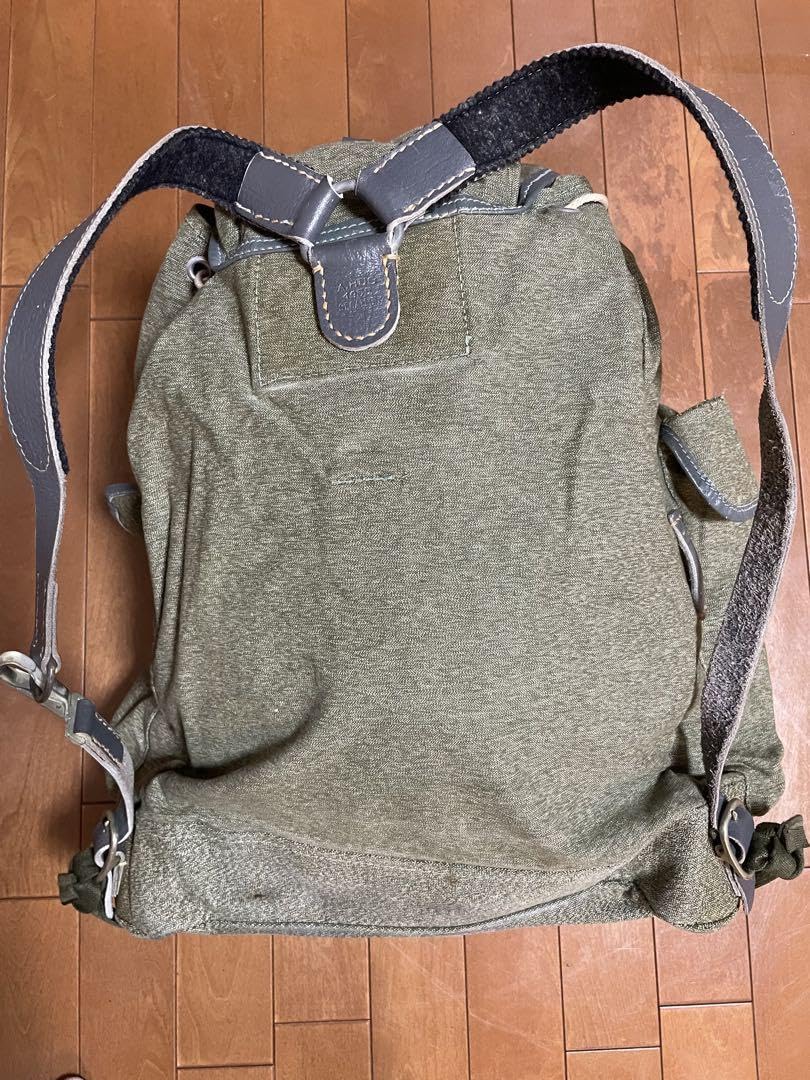 Amazon.co.jp: ヴィンテージ スイス軍 ごま塩 バッグパック リュック 
