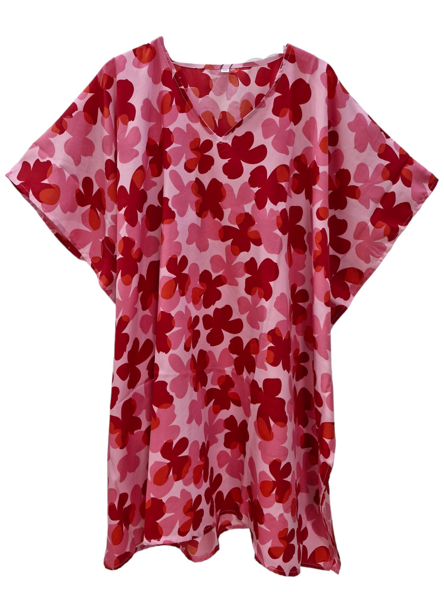 Elu Vestidos caftán para mujer, vestido afgano Moomoo/Mumu, estilo bohemio, caftán, playa, maxi