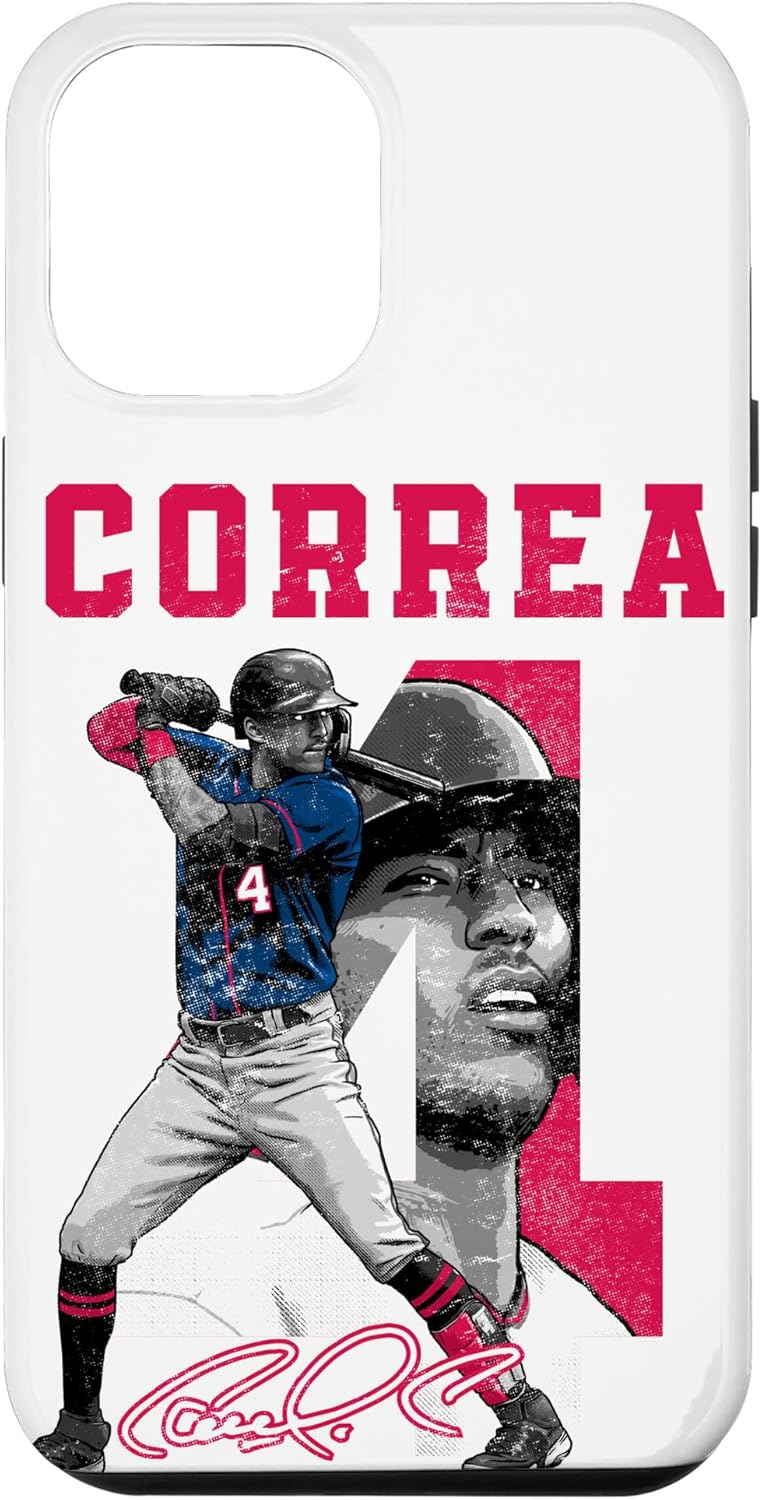iPhone 13 Number and Portrait Carlos Correa Minnesota MLBPA Case