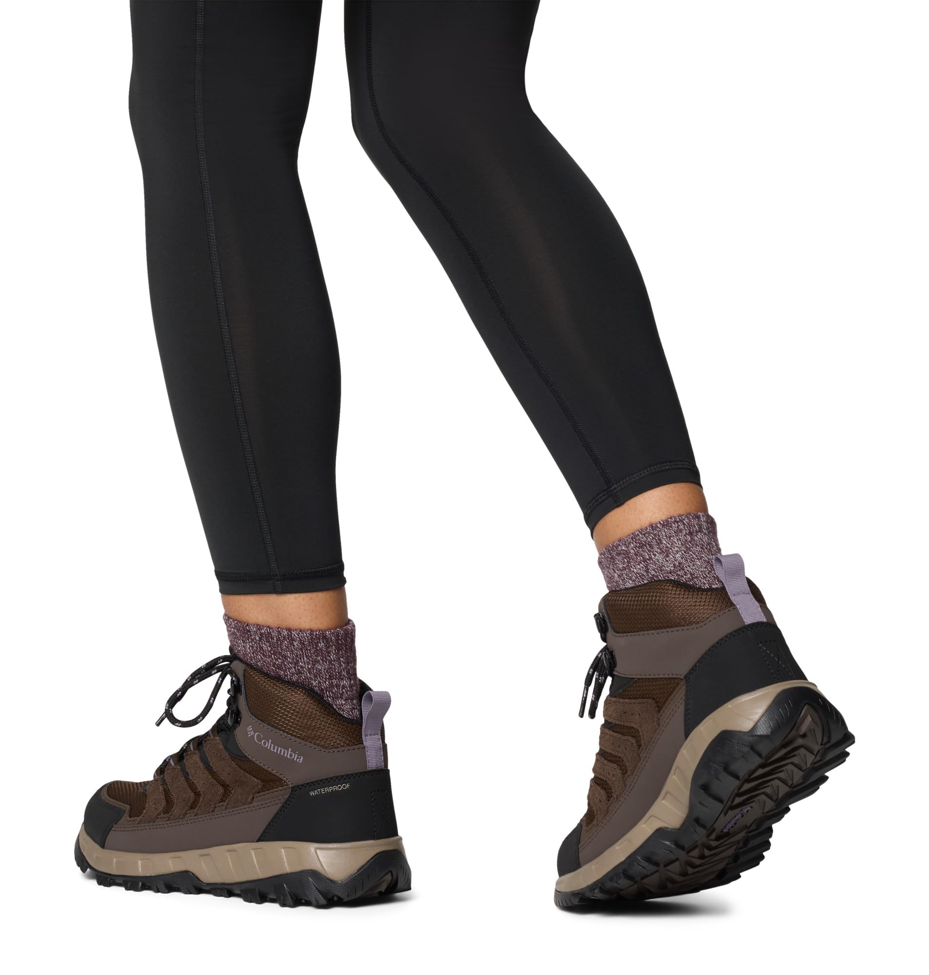 Columbia Strata Trail Mid Wp Bottes de trekking et de randonnée mi-hautesFemme