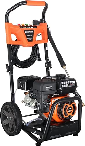 Miniatura 9 de GPW3200 Lavadora a presión plegable a gas 3200 PSI y 2.5 GPM, tanque de jabón y juego de cinco boquillas | Compacto y plegable