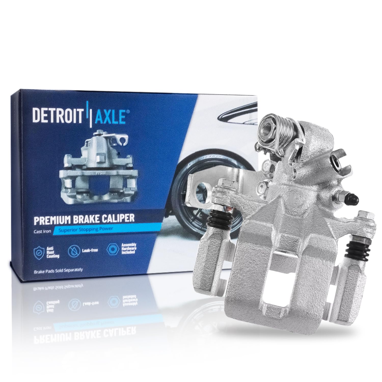 Detroit Axle - Rear Right Brake Caliper for 2006-2015 Honda Civic CSX