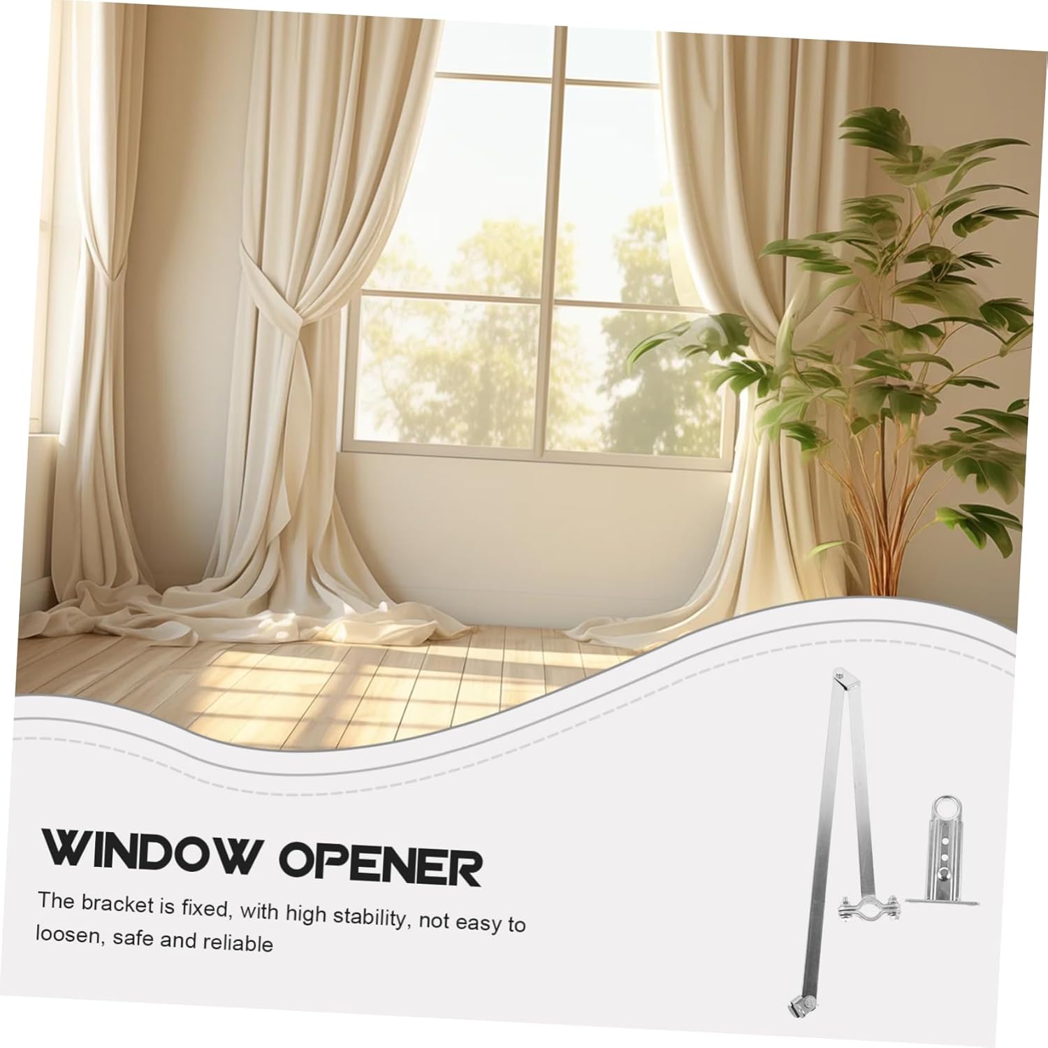 1set Automatic Window Opener Crank Handle Hand- Mechanical Window Accessory for Enhanced Ventilation and Air Circulation Homes and Greenhouses
