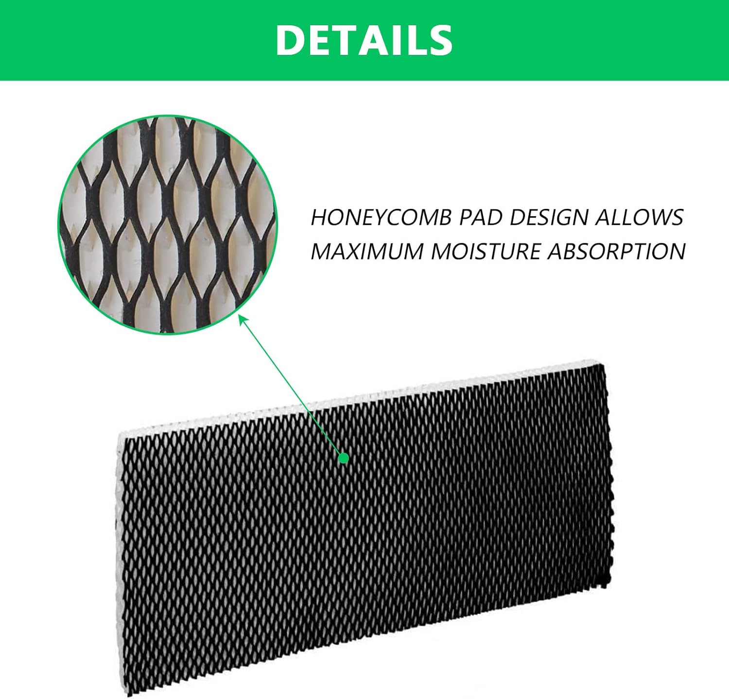 VideoPUP 4pcs Replacement HWF80 Humidifier Wicks Filters HEPA Filter Compatible with Holmes HM2200 HCM3888C Humidifiers Filter W, Replace Part HWF-80 HWF80-U HWF80-U-2