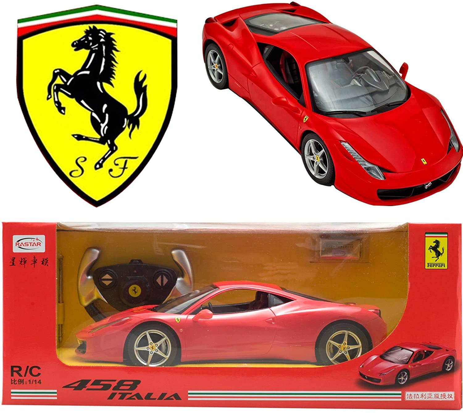 Rastar - R/C Ferrari 458 Italia 1:14
