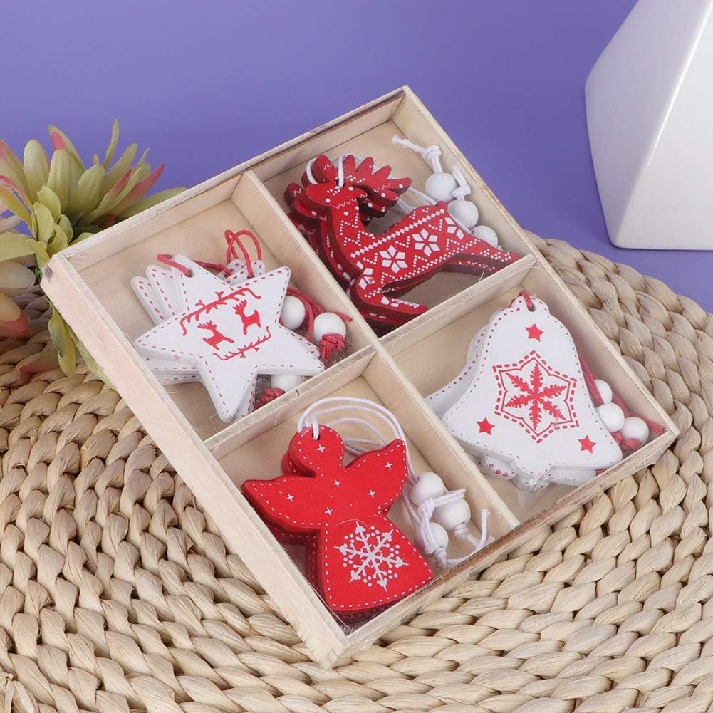 12pcs Christmas Decoration Tree Hanging Pendant Home Party Christmas Small Ornament