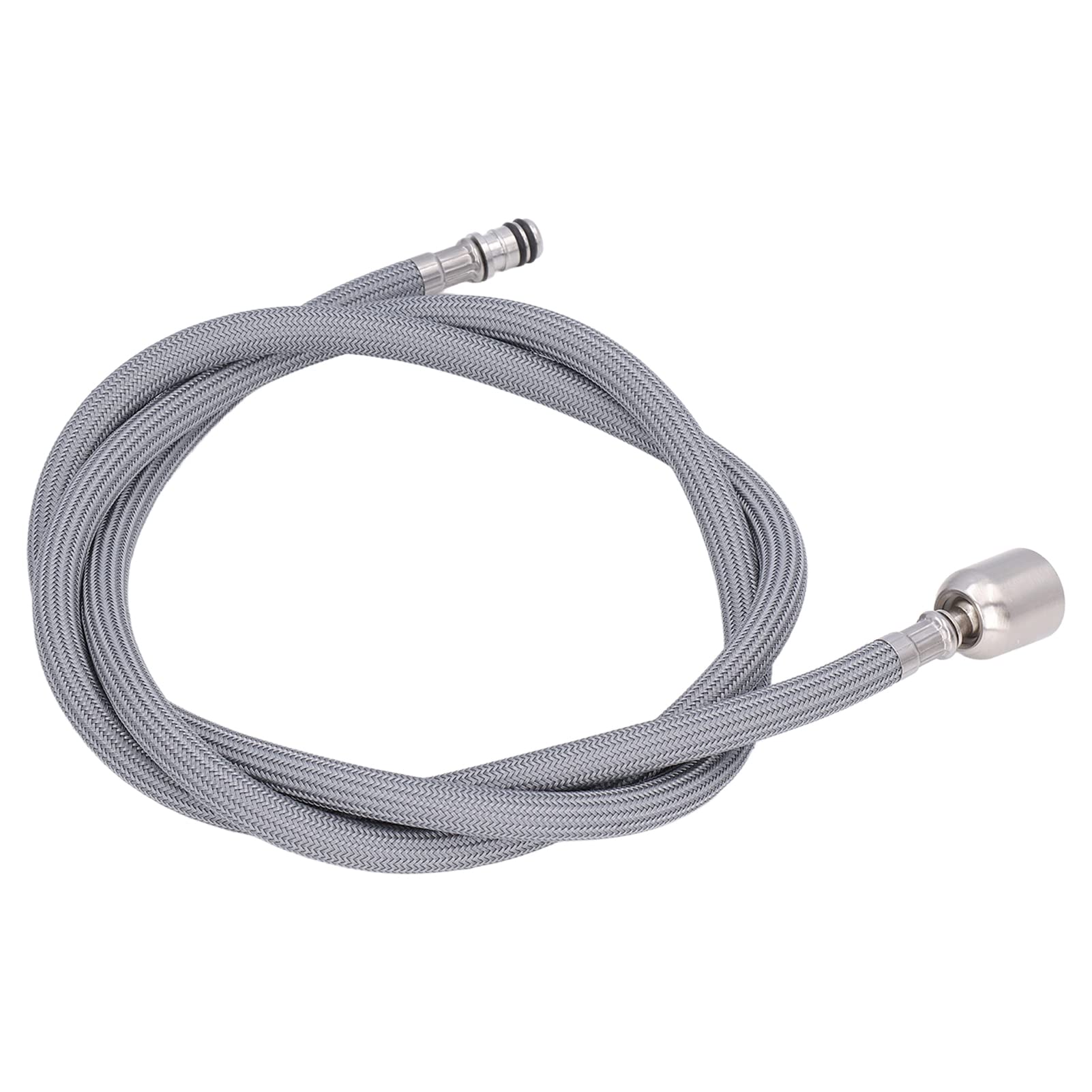 G1/2 1,5 m Tuyau de Douche Flexible en Nylon Tressé et PVC – Remplacement pour Robinet Cuisine et Salle de Bain