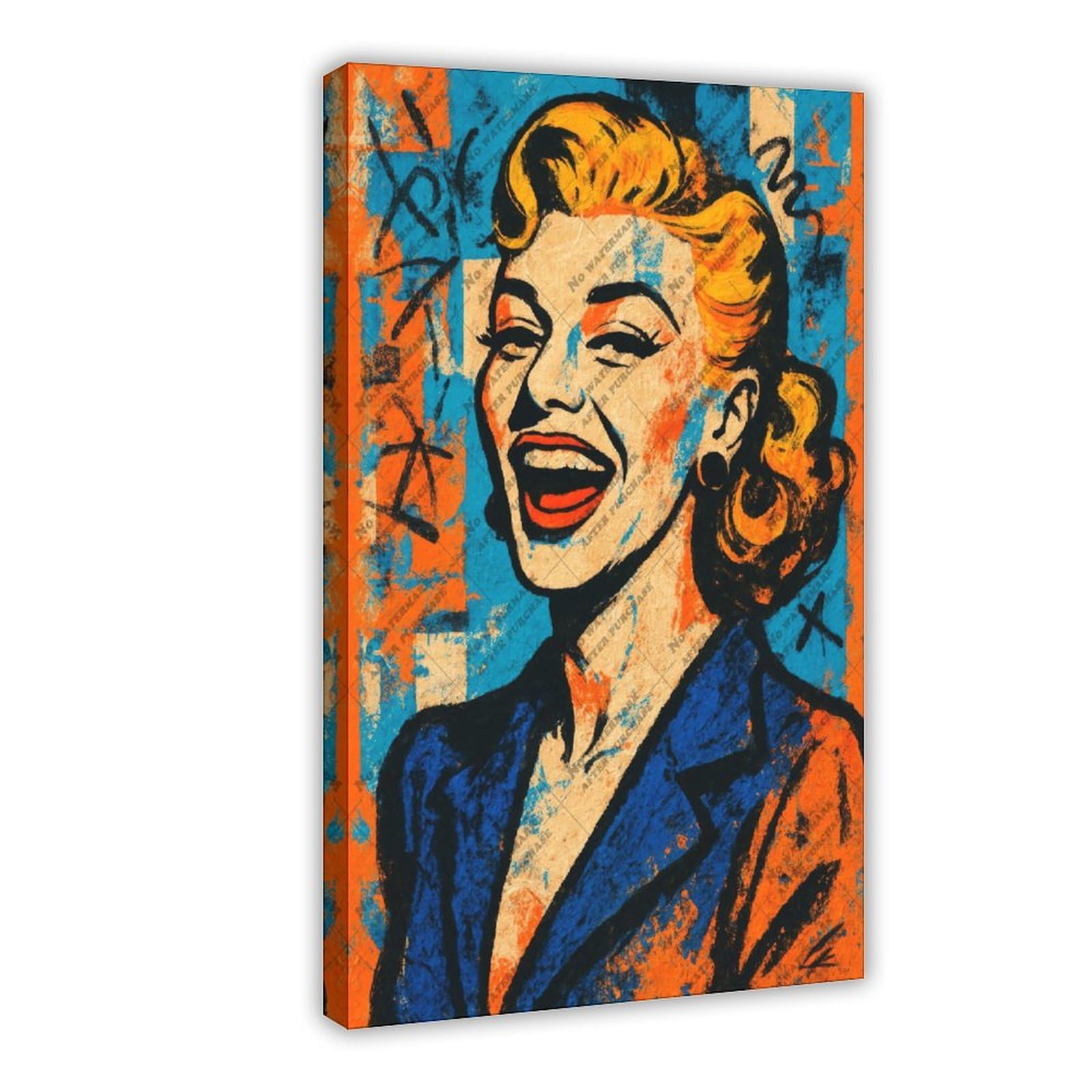FCOJE N. 26 Poster di Ginger Rogers, commediante, arte pop per decorazione del soggiorno, 30 x 45 cm