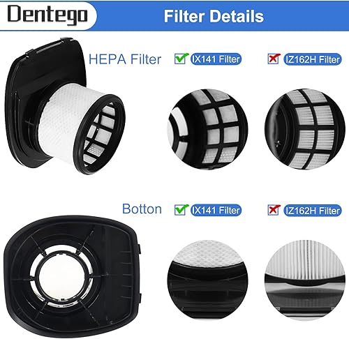 Miniatura 3 de Filtro IX141, piezas de repuesto de aspiradora Dentego para aspiradora inalámbrica Shark Rocket Pet Pro IX140 IX141 IX142 IZ140 IZ140C IZ141C IZ142