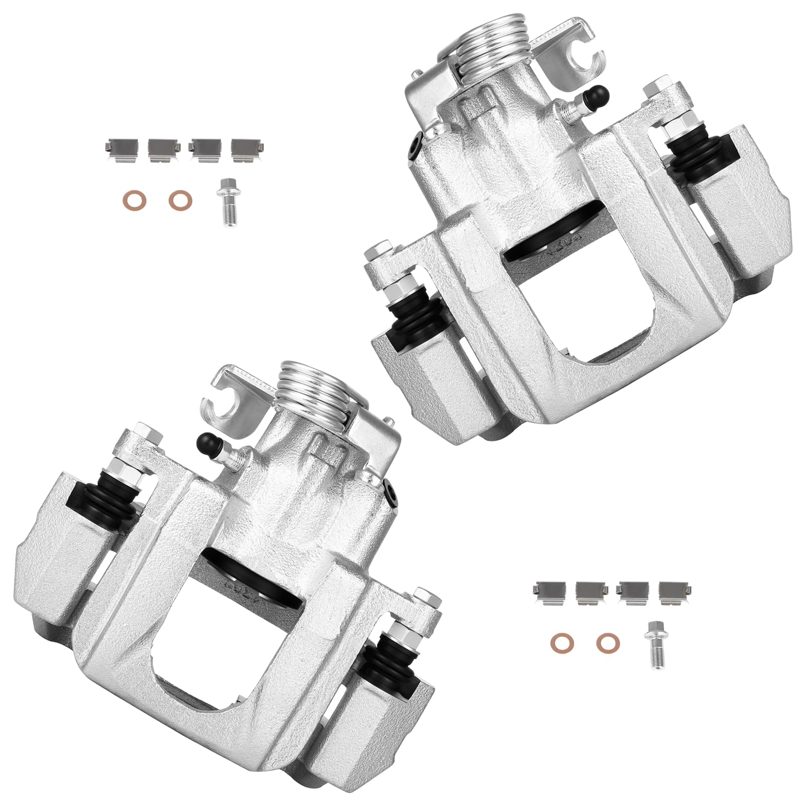 cciyu Rear Left &amp; Right Disc Brake Calipers w/Bracket 18B5213 18B5212