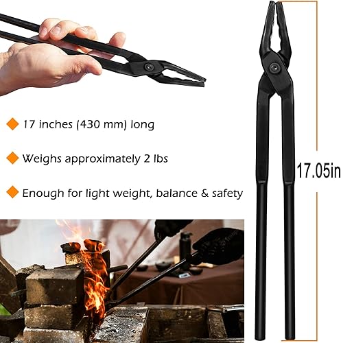 Miniatura 3 de Juego de martillo de herrero y martillo de herrero profesional, repuesto OEM #0000811-1000 Martillo de patrón sueco de cruces (juego de 17 pulgadas)