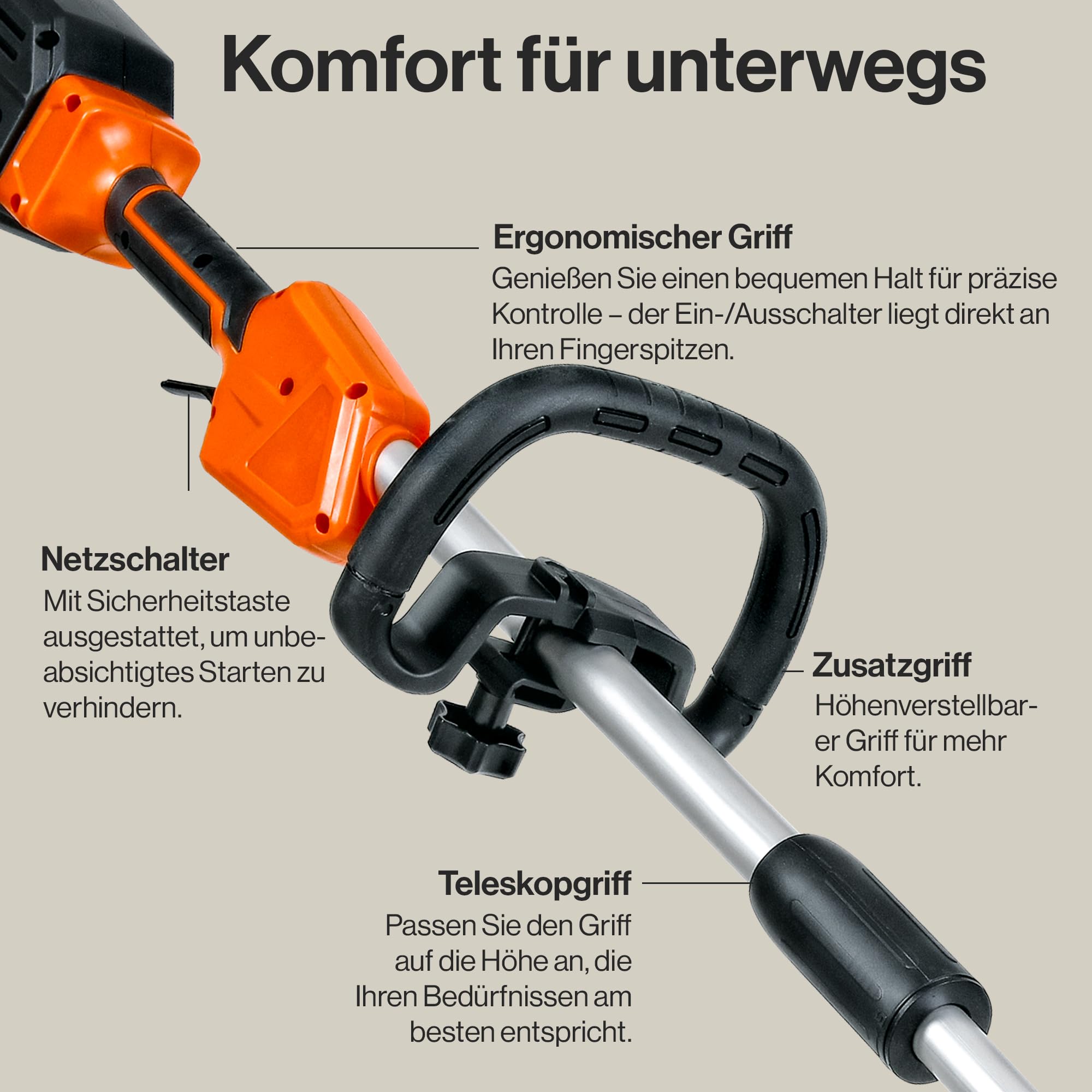 SuperHandy Elektrischer Schneefräser, verstellbarer Winkel, 43 cm Räumbreite, 14,5 cm Einzugshöhe, 7 m Wurfweite, gebogener gezahnter Schaufelblatt, 48V-2Ah Batterie, tragbare Räder, einfache Manövrie