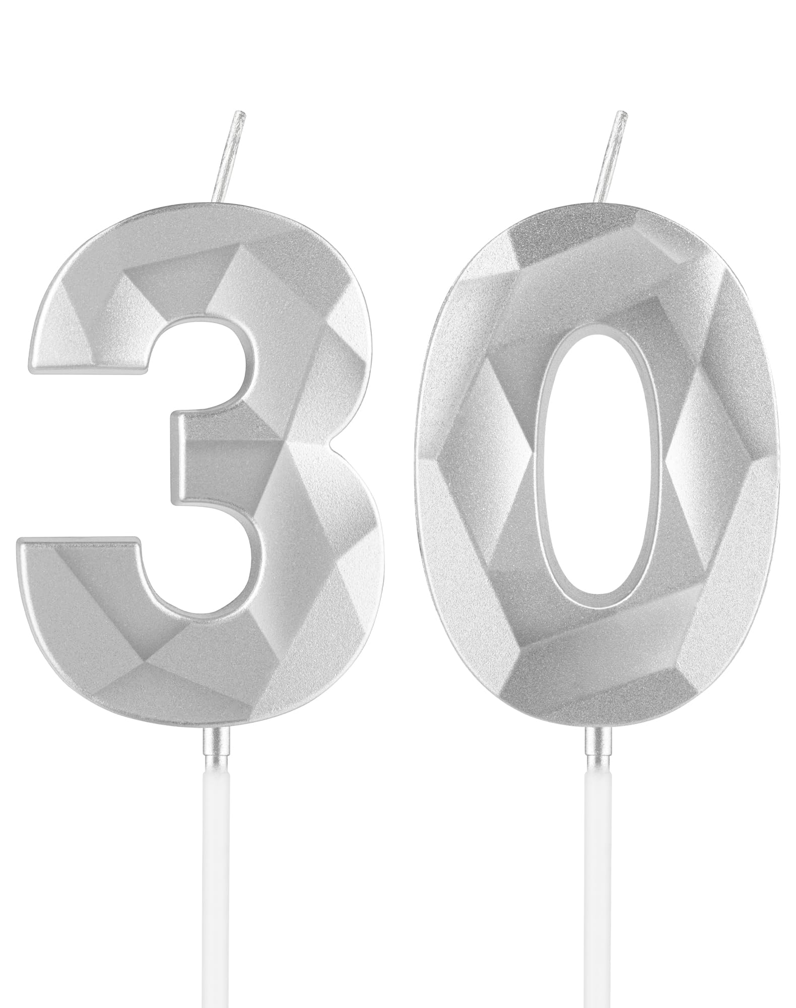 Royal Blue 13th Birthday Candles, 3D Number 13 Candle for Cake, Boy Girl 13th Birthday Decorations,Sapphire Candle Topper Blue Cake Decorations for Birthday Party Wedding Anniversary Supplies — view 380