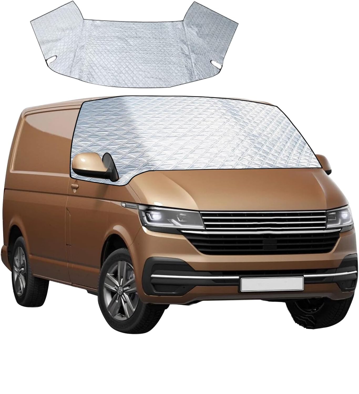 Windschutzscheibenabdeckung für VW T6, faltbar, thermisch, Anti-Sonnenschutz, Schnee, Frost