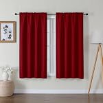 Lecloud Bessie Dark Grey Curtains 84 Inches Long 2 Panels, Airy Privacy Light Filtering Window Drapes, Faux Linen Textured Curtains for Living Room Dining Room Bedroom, Each 40 W x 84 L