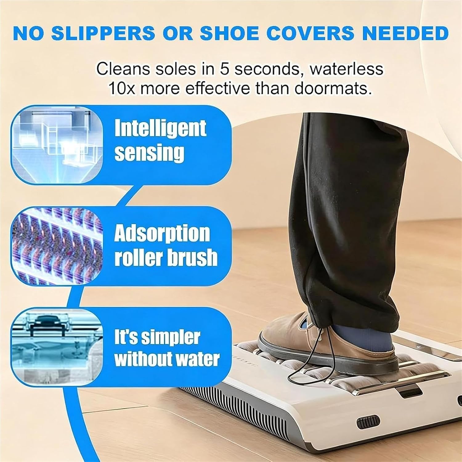 Rechargeable Fully Automatic Sole Cleaning Machine, Electric Shoe Polisher